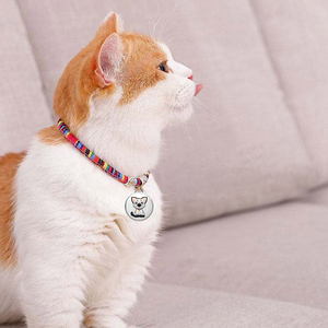 Localizador GPS Redondo Inteligente para Mascotas <span class=keywords><strong>F3</strong></span> International, Mini Rastreador Antipérdida, Resistente al Agua IP67, Localizador Bluetooth para Perros y Gatos - Product Image 2