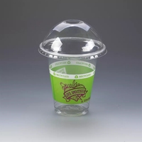 Gobelets en plastique personnalisés, 50 pièces 16oz, avec couvercle, jetables, bon marché, en plastique transparent, vente en gros