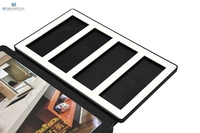Boya Display BOO093 pour présentoir d'échantillons réglable en hauteur pour carreaux de granit, pierre, marbre et livre d'échantillons personnalisé