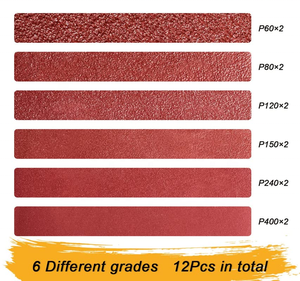 สินค้าในสหรัฐฯ จัดส่งฟรี 12 ชิ้น <span class=keywords><strong>สายพาน</strong></span>ขัดขนาด 4x36 <span class=keywords><strong>นิ้ว</strong></span> ความหยาบ 60-400 กรวด อลูมิเนียมออกไซด์ สำหรับเครื่องขัด<span class=keywords><strong>สายพาน</strong></span> ไม้ โลหะ - Product Image 2
