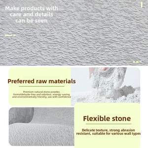 Fabric-Textured MCM Flexible Stone Veneer Sheet - Acid &amp; Corrosion Resistant for <strong>Interior</strong>/Exterior Household Decoration - Product Image 4