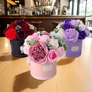 Caja de Regalo de Jabones en Forma de Rosas, Regalo para el Día de San Valentín, Cumpleaños, Día de la Madre, Regalo para Celebridades en Línea - Product Image 4