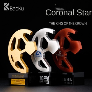 Trofeo <span class=keywords><strong>de</strong></span> Metal Personalizado para Campeón <span class=keywords><strong>de</strong></span> Partido <span class=keywords><strong>de</strong></span> Fútbol, Medalla para la <span class=keywords><strong>Copa</strong></span> <span class=keywords><strong>de</strong></span> Orejas Grandes, para la <span class=keywords><strong>Copa</strong></span> <span class=keywords><strong>de</strong></span> <span class=keywords><strong>Europa</strong></span> - Product Image 4