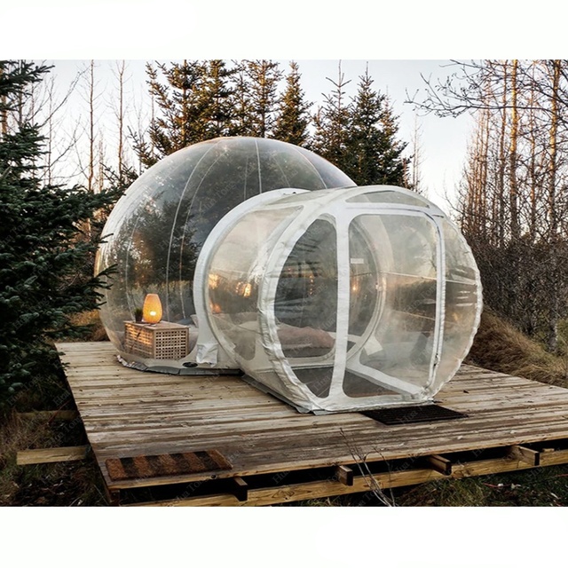 Outdoor Inflatable Clear Dome House Bubble Camping Tent Transparent for Picnic