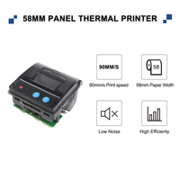 Imprimante thermique à montage sur panneau Cashino CSN-A1K 58 mm, produit en stock pour machine de nettoyage DPF, pour impression