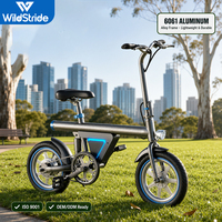 Vélo électrique pliable portable avec logo personnalisé, capacité de charge de 150 kg, idéal pour les services de location, structure robuste