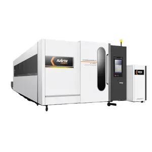 Mesin pemotong Laser logam CNC, mesin pemotong Laser serat besi 1500W