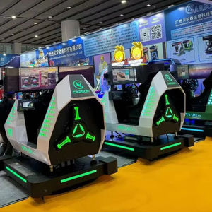 GT4 Ultra Dynamic Racing VR Simulator Equipo de PC de tres pantallas para interiores realista Conjunto completo para compras en el centro comercial - Product Image 5