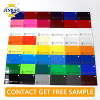 Usine JINBAO Feuilles de Pmma haute brillance 1220*2440mm Panneau acrylique en corian vierge 100% Surface solide givré blanc