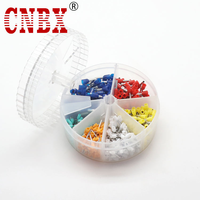 CNBX Cosses de sertissage isolées pour usage automobile, plaquées étain, type TO-JTK, pour extrémité de câble (E0508E7508 E1008)