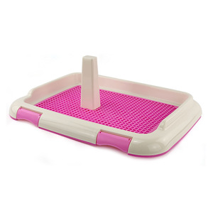 Eco-Friendly Reutilizável Puppy Pad Bandeja Portátil Indoor <span class=keywords><strong>Dog</strong></span> Litter Box Pee Baffle Training <span class=keywords><strong>Dog</strong></span> WC para gatos Material plástico - Product Image 4
