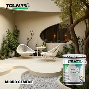 Revêtement en microciment OEM&ODM à bas <span class=keywords><strong>prix</strong></span>, aspect <span class=keywords><strong>ciment</strong></span> industriel pour maison, sol en microciment blanc - Product Image 1