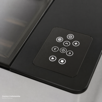 Graveur et découpeur laser CO2 de bureau 60W avec mise au point automatique, refroidissement par eau et filtre HEPA pour le bois, le cuir, l'acrylique, le MDF et la fabrication d'enseignes