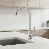 Robinet d'évier de cuisine haut de gamme à levier unique mitigeur de cuisine robinet d'eau chaude et froide robinet de cuisine