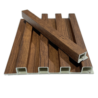 Panel de Revestimiento de Pared de PVC Laminado con Grano de Madera, Precio al por Mayor, para Decoración de Interiores