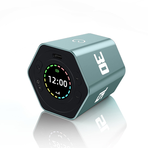 Minuteur numérique intelligent à capteur de gravité, cube magnétique silencieux, compte à rebours de cuisine, rappel pour la beauté, le sport et l'apprentissage - Product Image 1