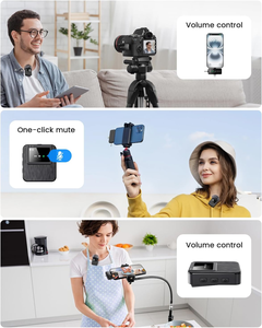 2025 Mới Nhất Không Dây Microphone 3 Trong 1 Mini Mic Lavalier <span class=keywords><strong>Micro</strong></span> Với Loại C <span class=keywords><strong>Receiver</strong></span> Cho Điện Thoại Thông Minh Máy Ảnh Sống Vlog - Product Image 5