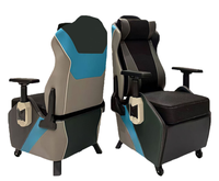 Chaise de jeu professionnelle en cuir PU personnalisée, design ergonomique, inclinable, soutien lombaire réglable pour les professionnels