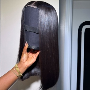 Perruque en cheveux humains vierges indiens bruts, ondulés, avec fermeture en dentelle HD, nœuds petits, naturels, <span class=keywords><strong>film</strong></span> 13x4, perruques frontales en dentelle - Product Image 4