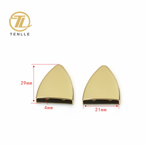 Accesorios de hardware de Metal, bolsa de cuero de cola triangular, clip de cremallera de enchufe de aleación - Product Image 3