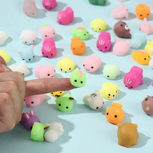 High Quality Colorful Animal <b>Hand</b> Kneading Tool TPR Kawaii <b>Mini</b> Cat Sensory Relief Stress Decompression Toy for Kids Boy Girl - Product Image 5