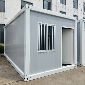 Assembly Easy Double Storey Flat Pack Prefab Modular Movable Hotel Mall Office Building Fast Install Modern Design Container - Product Image 2