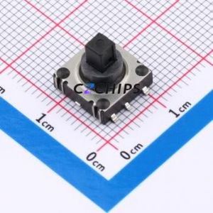 WS-1003-ARW10026 Multi-Direction Switch SMD-6P,10.2x10.2mm Switch Vertical Mount 100mA 12V - Product Image 1