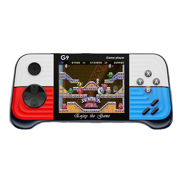 Cross-border New G9 Wireless Handheld Game Console Joystick Style Retro HD Button Control Arcade 666 Games in One