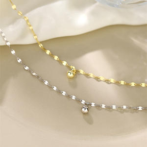 Sandales d'été ajustables aux pieds nus pour femmes et filles, petite boule, breloque, chaîne, bracelet, <span class=keywords><strong>bijoux</strong></span> de corps, cadeau pour cheville - Product Image 2