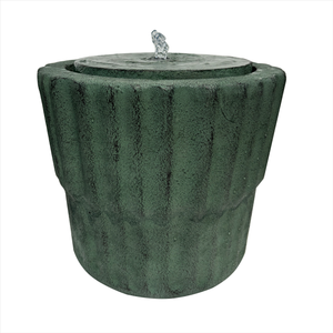 Güneş yeni tasarım ev açık kapalı bahçe dekoratif LED ışık reçine su çeşmesi - Product Image 6