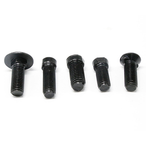 Boulon à tête elliptique en acier au carbone moyen, filetage complet, lame de grattoir, filetage grossier, grade 5, boulon de charrue à tête clip - Product Image 6
