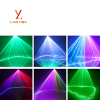 Projecteur laser de scène à balayage haute vitesse 1W RGB 30K-60Kpps pour DJ, discothèque, fête, club