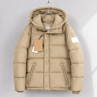 Blouson matelassé pour homme, doudoune d'hiver pour homme, blouson matelassé en jean et cuir pour homme, manteau en jean, gilet matelassé pour le travail et les affaires