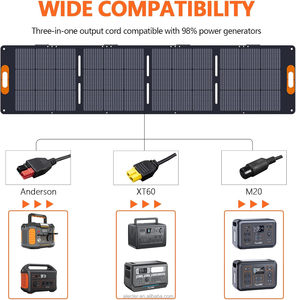 <b>200W</b> High Efficiency Monocrystalline Portable Foldable <b>Solar</b> <b>Panel</b> Jackery EcoFlow for Anker Power Stations for RV Camping - Product Image 5