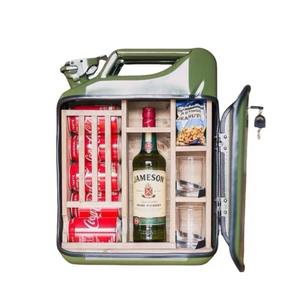 Ensemble de luxe Mini Iron Bar pour whisky, stockage alimentaire <span class=keywords><strong>en</strong></span> métal pour extérieur, cadeau de Noël, bidon à gaz, comptoir à cigares pour usage extérieur et intérieur - Product Image 1