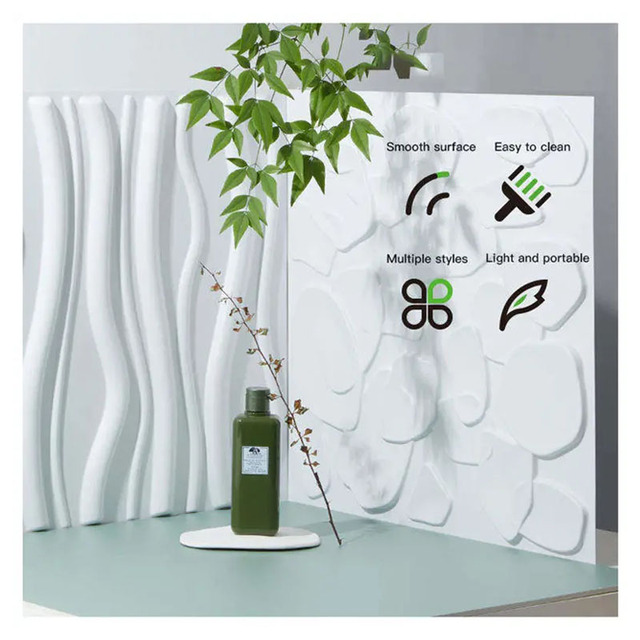 Yiscaxia 3D PVC Realistic Photo Background Board Waterproof Ins Flat Lay Food Product Photography Backdrop