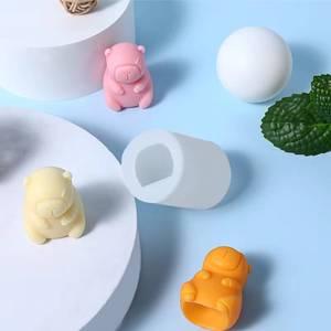 2025 Hot Sale 3D-Cartoon Capybara Animal Shape <b>Silicone</b> Mold for DIY Candles Wedding & Home Decoration - Product Image 4