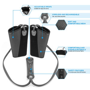 Masaje masaje de compresión relajarse compresor de sangre circulación con calor circulación ejercitador de aire de presión de bolsa de pierna - Product Image 3
