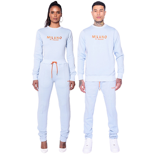 Tute da Jogging firmate da uomo con colletto tondo personalizzato con logo - Product Image 6