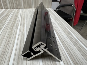 บานพับอลูมิเนียมแบบเกียร์ต่อเนื่องรองรับโปรไฟล์อลูมิเนียมอัดแข็งแรงสูง300กก. สำหรับประตูงานตามสั่ง - Product Image 6