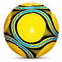 Ballons de football Aiju personnalisés avec logo, en PVC, cousus à la machine, taille 4/5, durables, de haute qualité, pour les sports d'équipe et les divertissements