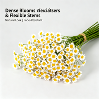 Fleurs artificielles réalistes de Gypsophile multicolores en soie, bouquet factice pour mariage, décoration de maison, fête, centres de table DIY