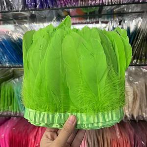 43 Colores de Plumas de Ganso Teñidas, Adornos, Flecos, Cintas para Vestidos, Faldas, Cinturones de Tela, Decoración para Fiestas - Product Image 4