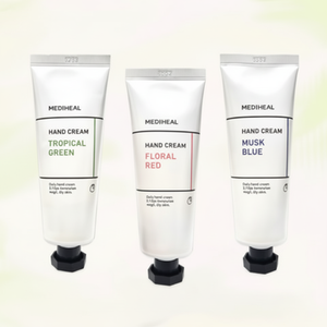 Set di 3 Creme Mani Idratanti Mediheal 50ml per Pelle Secca con Acido Ialuronico a Prezzo Scontato - Product Image 1