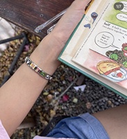 Venta al por Mayor de 18 Pulseras de Acero Inoxidable 316L con Dijes de Corazón Italiano Vintage en Oro y Plata, Marca SSJ, para Aniversario de Mujer