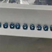 Synthétique umanite diamant, vente en gros, couleur bleu foncé, al momanite 1ct-6ct, coupe ample et brillante, meilleure qualité
