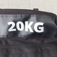 VIGFIT Sac de sable de musculation réglable avec poignée, 10/20/30/40/50KG, pour entraînement fitness à domicile, équipement de gym personnalisé avec logo, vente en gros