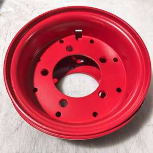 Vente en gros aéroport GSE roue 4.00-8 pneu bonne qualité 5 trous jante en acier fendu 3.75-8 blanc noir gris bleu 3.00-8 - Product Image 2