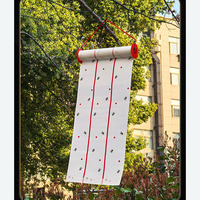 Rouleau de piège à mouches collant en papier solide suspendu 25x4M, adhésif puissant, non toxique, jetable, sûr pour les enfants en cuisine, pour les mouches et les moustiques