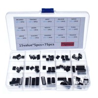 Kit de circuits intégrés IC DIP de marque originale MM-1255, boîte de 75 composants électroniques LM358 LM386 ULN2003 LM324 NE555 MC34063